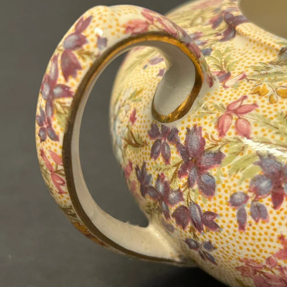Lord Nelson Ware Heather Stacking Tea for One Set Floral Chintz 2780